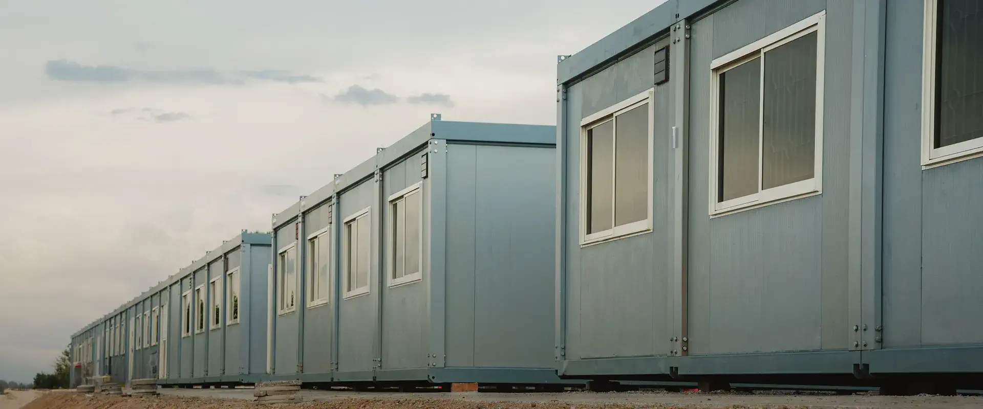 Installation of a temporary construction camp