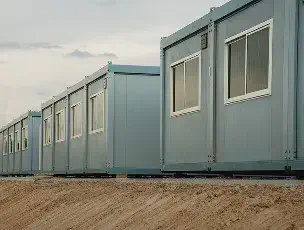 Installation of a temporary construction camp