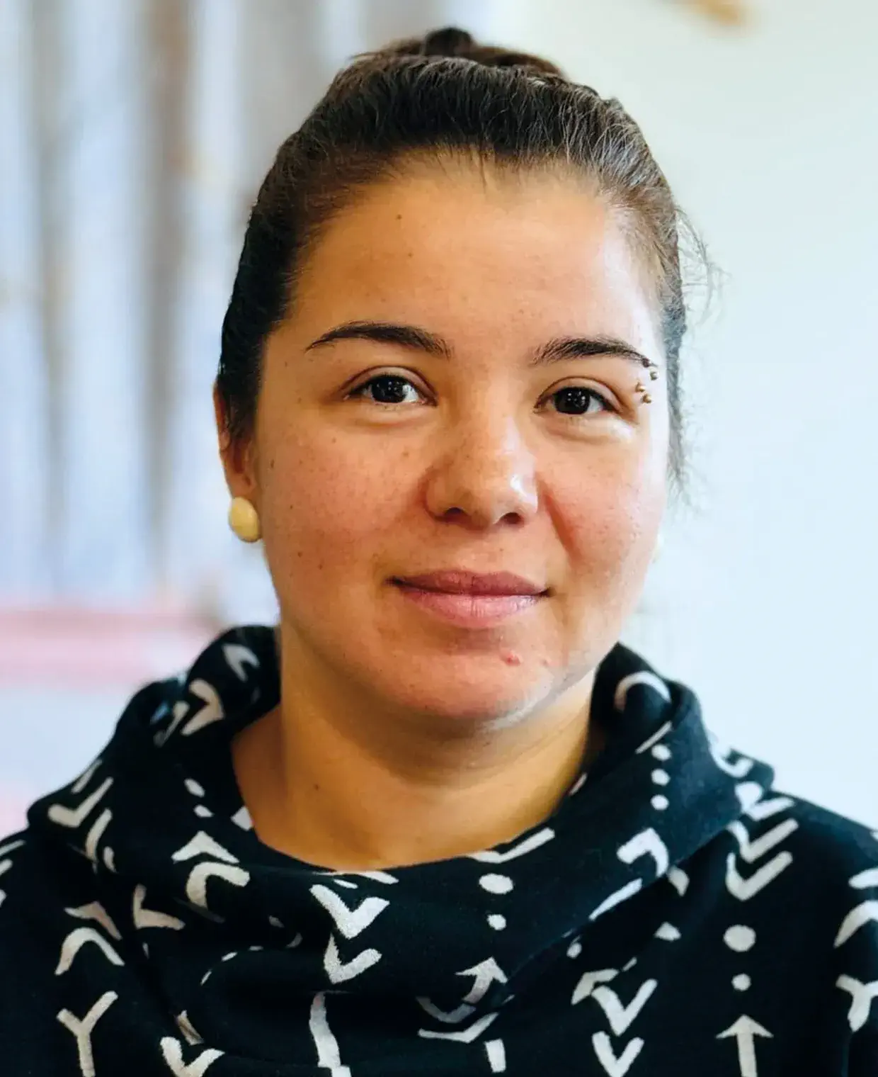 Board member Aleashia Echalook